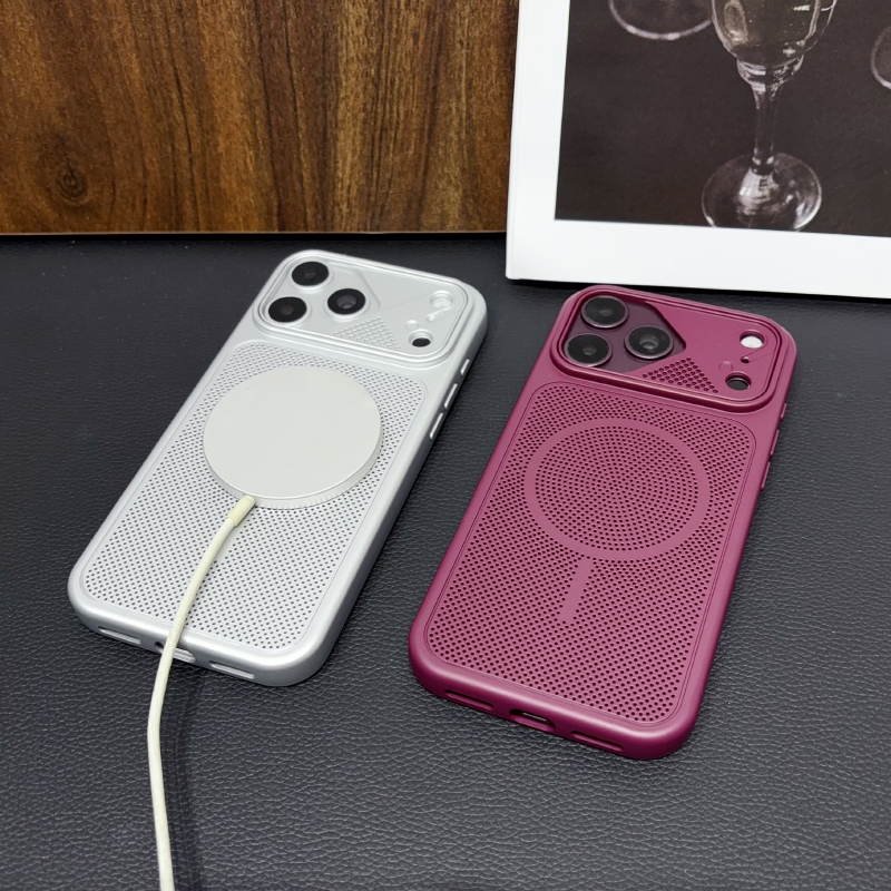 Matte Hard Pc Back Case - 맥세이프 마그네틱 무선 충전 솔리드 컬러