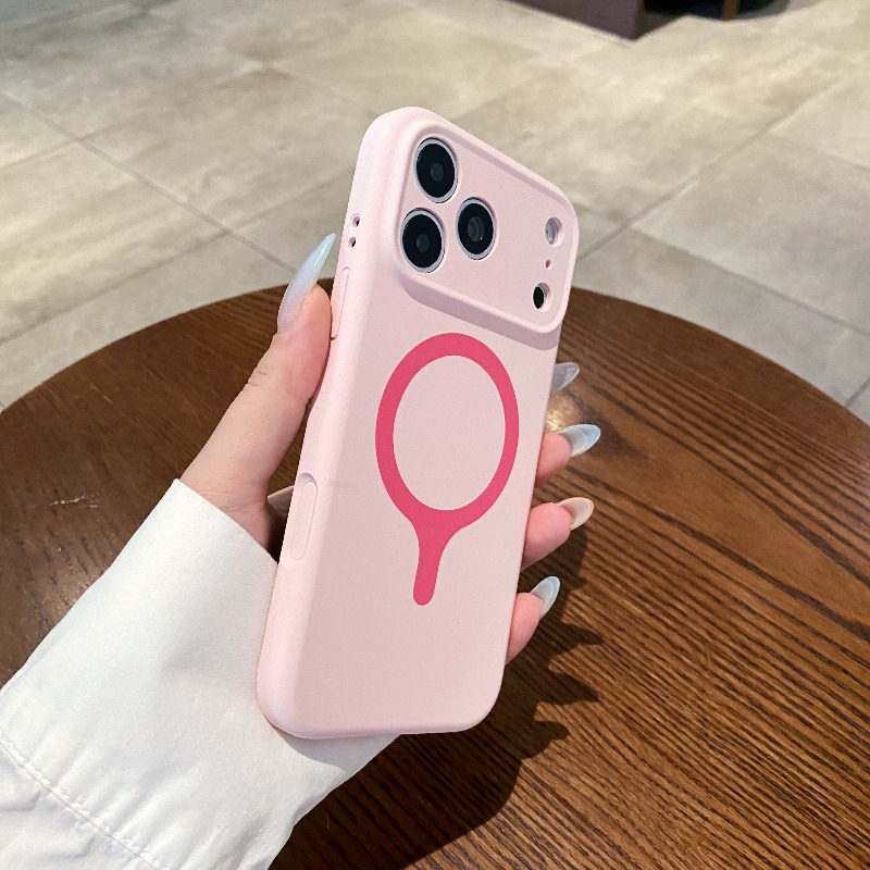 Liquid Silicone Magnetic Phone Case - 아이폰 18 프로 17 에어 16
