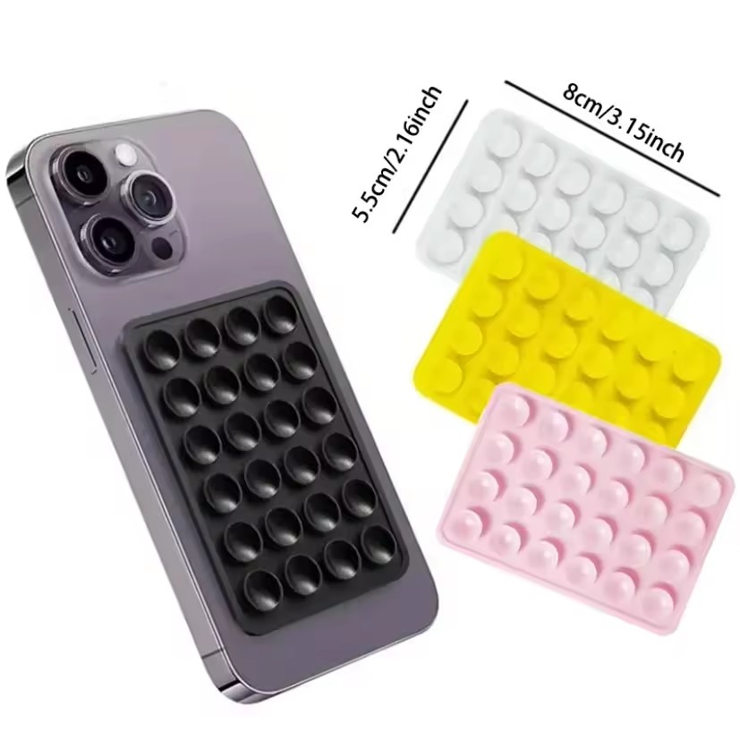 Phone Cases - 실리콘 흡착식 스마트폰 거치대, 다용도 흡착
