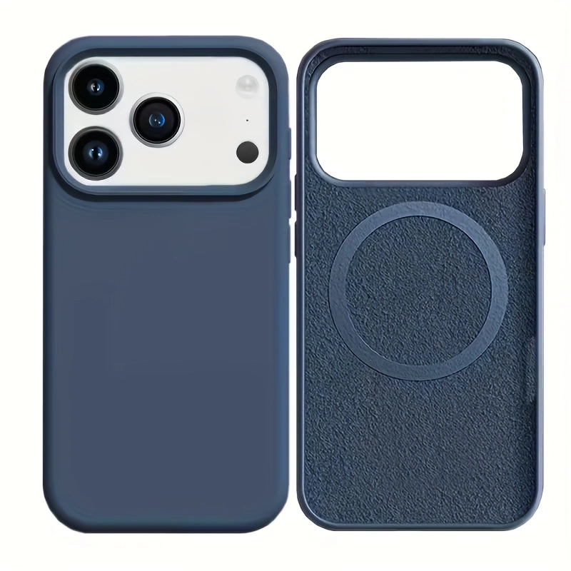 Liquid Silicone Magnetic Phone Case - 솔리드 컬러 리퀴드 실리콘 마그네틱 무선