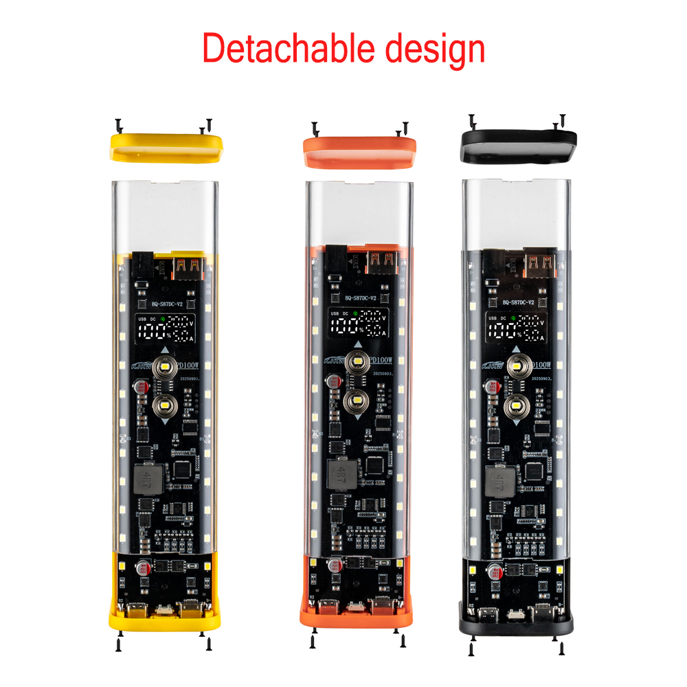 PD 100W 초고속 충전 보조 배터리 키트, 납땜 불 - Power Banks 리뷰 및 가격