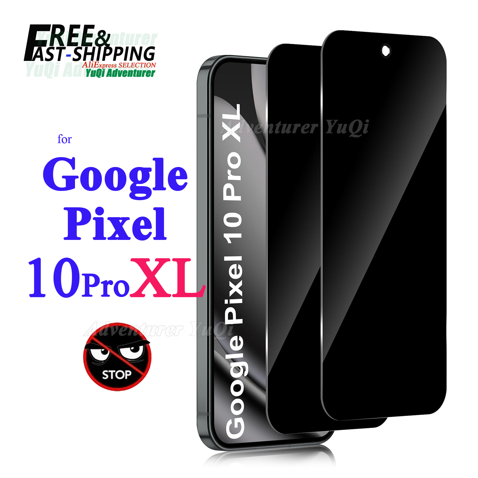 구글 픽셀 10 프로 XL용 안티 스파이 스크린 보호필 - Anti Spy Privacy Glass Case 리뷰 및 가격