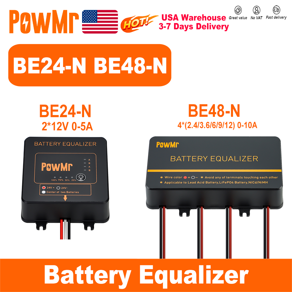 PowMr USA 24V 48V 배터리 이퀄라이저 2. - Power Banks 리뷰 및 가격