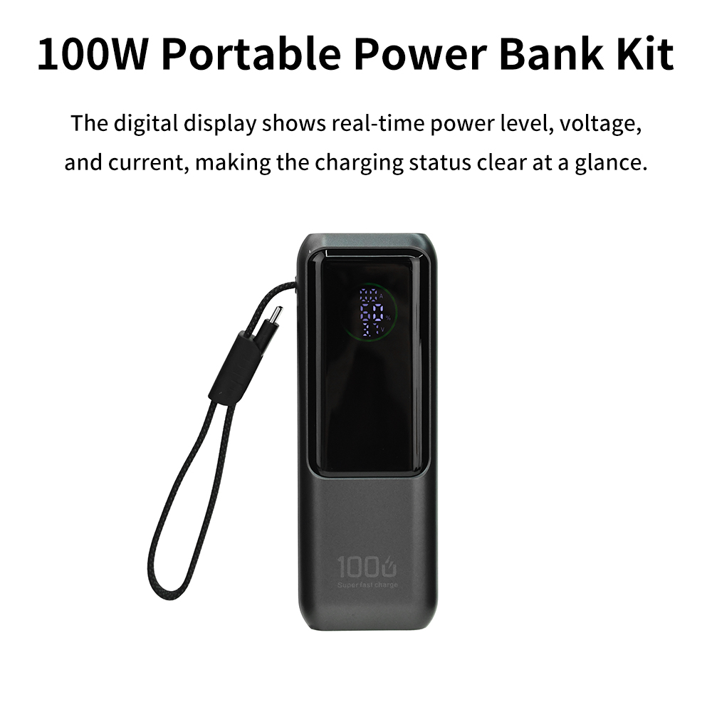PD 100W 고속 충전 보조 배터리 키트, 4개의 2 - Power Banks 리뷰 및 가격
