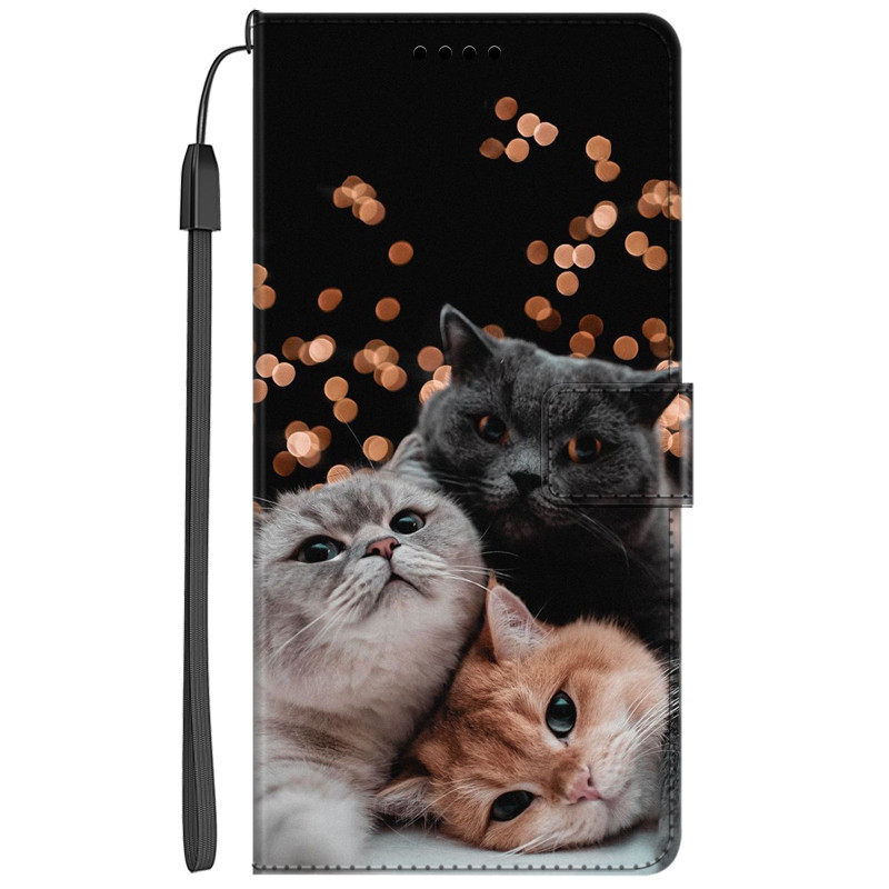 Redmi 14C 용 가죽 책 표지 6.88 