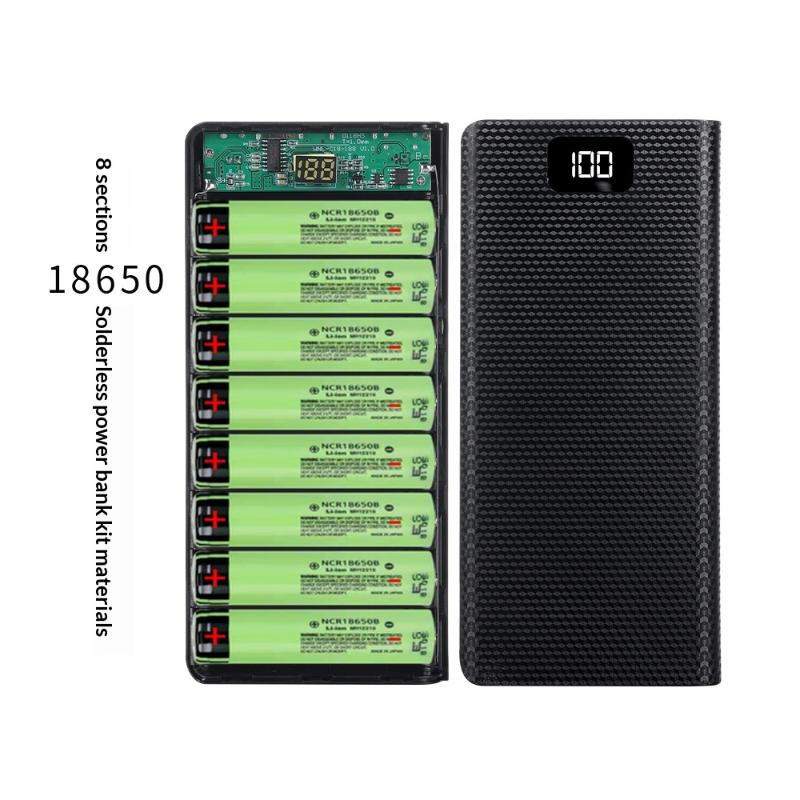 1개 DIY 8*18650 배터리 보조배터리 케이스 충 - Power Banks 리뷰 및 가격
