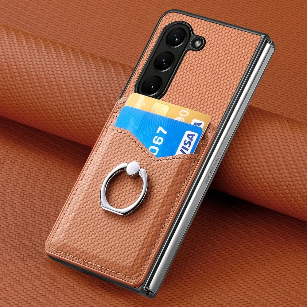 삼성 갤럭시 Z 폴드 7 6 5 4 3 2 5G용 PU - Leather Wallet Card Holder Phone Cover 리뷰 및 가격