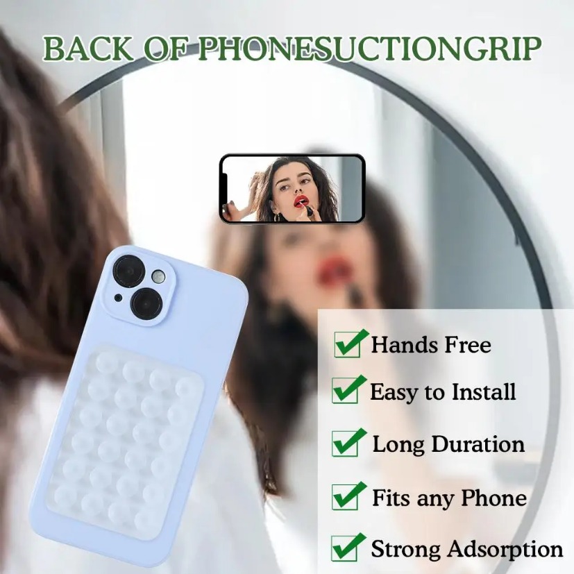 실리콘 흡착식 휴대폰 홀더 매트 다기능 흡착컵 벽 거치 - Phone Stands 리뷰 및 가격