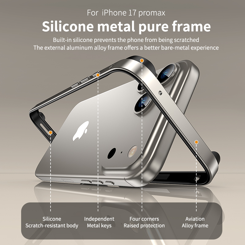 알루미늄 메탈 프레임 실리콘 보호 폰 케이스 (아이폰  - Metal Bumper Aluminum Frame Case 리뷰 및 가격