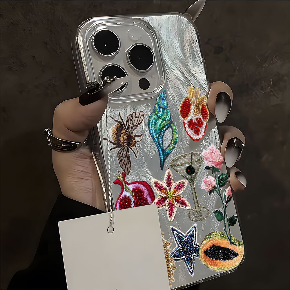 빈티지 꽃무늬 콜라주 패턴 아이폰 11 12 13 14 - Vintage Floral Pattern Soft Case 리뷰 및 가격